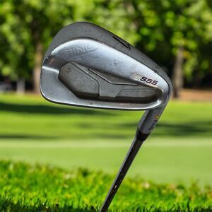 Ping S55 Yellow Dot 7 Iron CFS Regular Flex Steel Shaft Right Handed